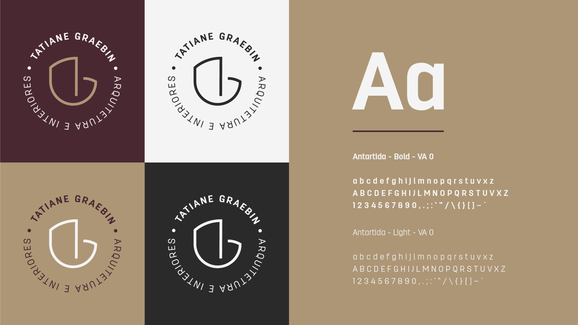 Projeto de identidade visual, Tatiane Graebin. 